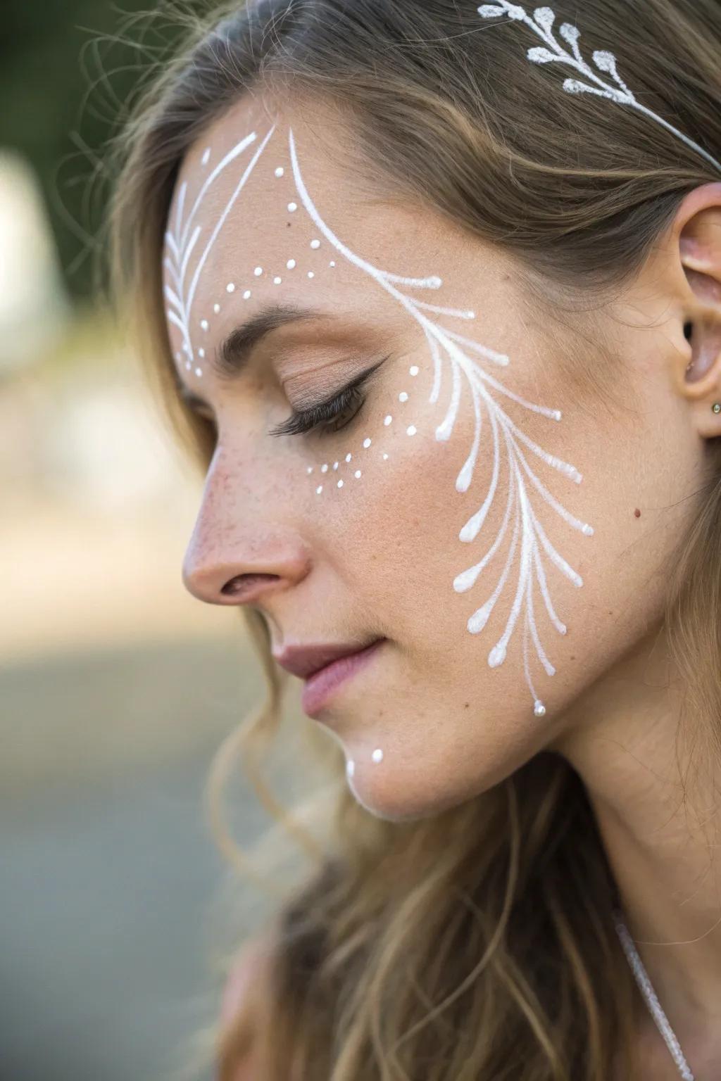 Embrace ethereal elegance with delicate light trails that dance like fireflies across your skin.