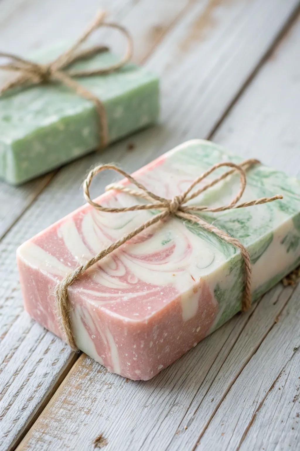 Craft your own beautiful artisan soap favors for an unforgettable baby shower touch.