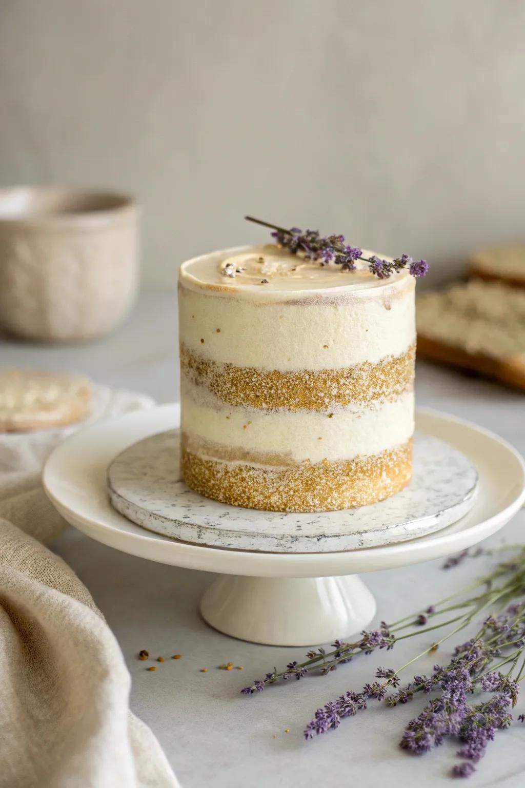 Add a touch of sparkle to your celebration with this enchanting mini cake, perfect for Mother's Day magic.