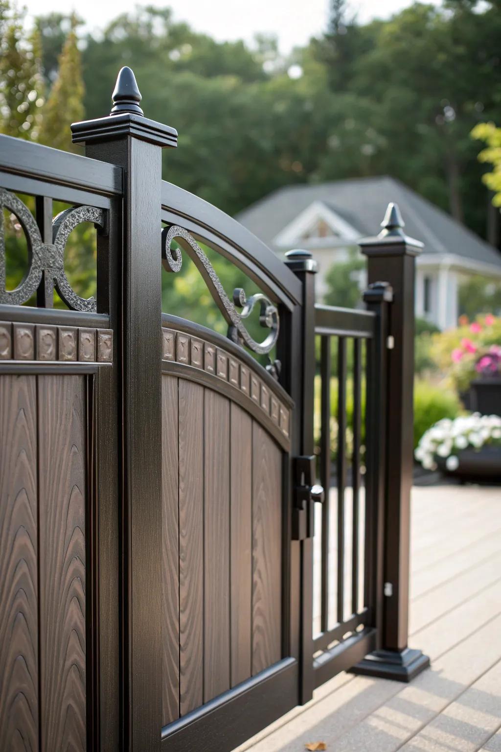 Elevate your outdoor space with the timeless elegance of a vinyl gateâwhere style meets easy maintenance.