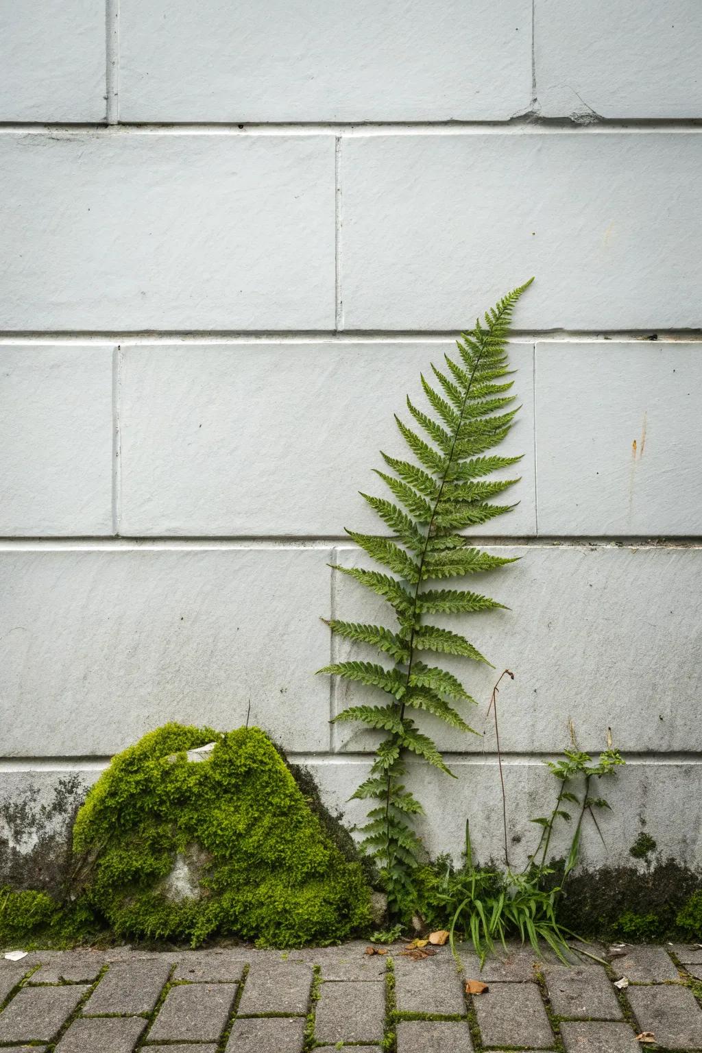 Watch your creativity flourish with sustainable moss graffiti art.