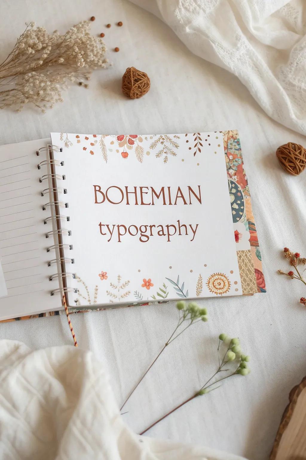 Discover the art of storytelling with playful typography in your scrapbook.