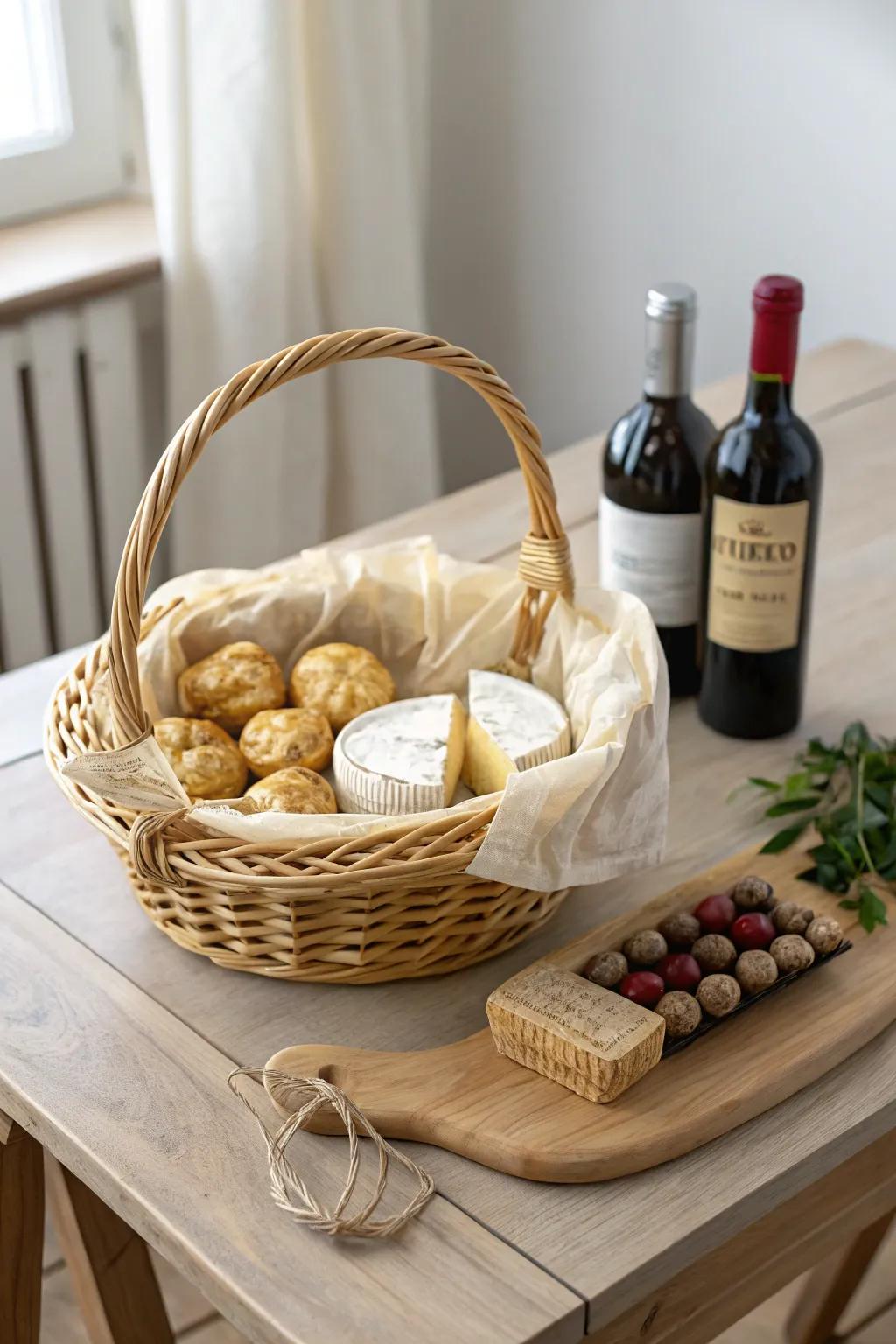 Celebrate love with a touch of luxury and simplicity. ð·ð§ð« #AnniversaryBasket #ScandinavianStyle