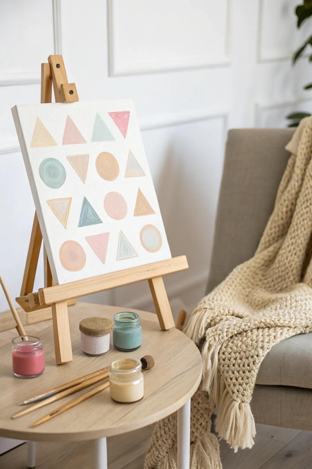 Unleash your creativity with funky geometric shapesâwhere simplicity meets playful artistic flair!