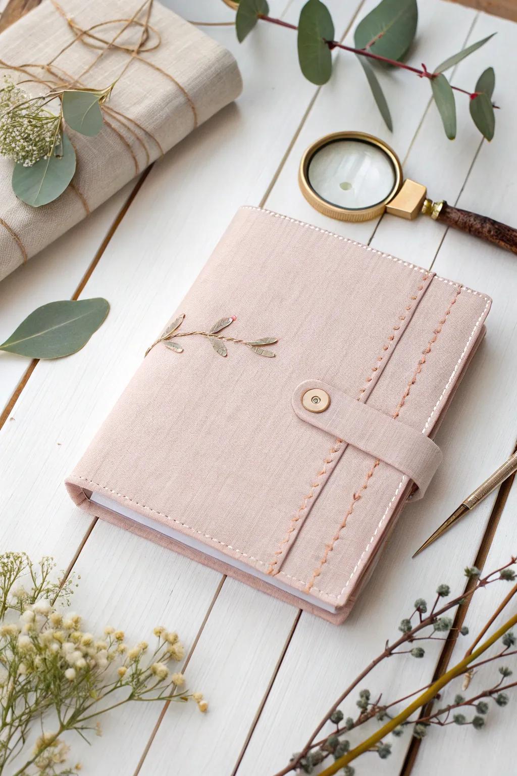 Capture memories beautifully with a handmade fabric pocket photo album.