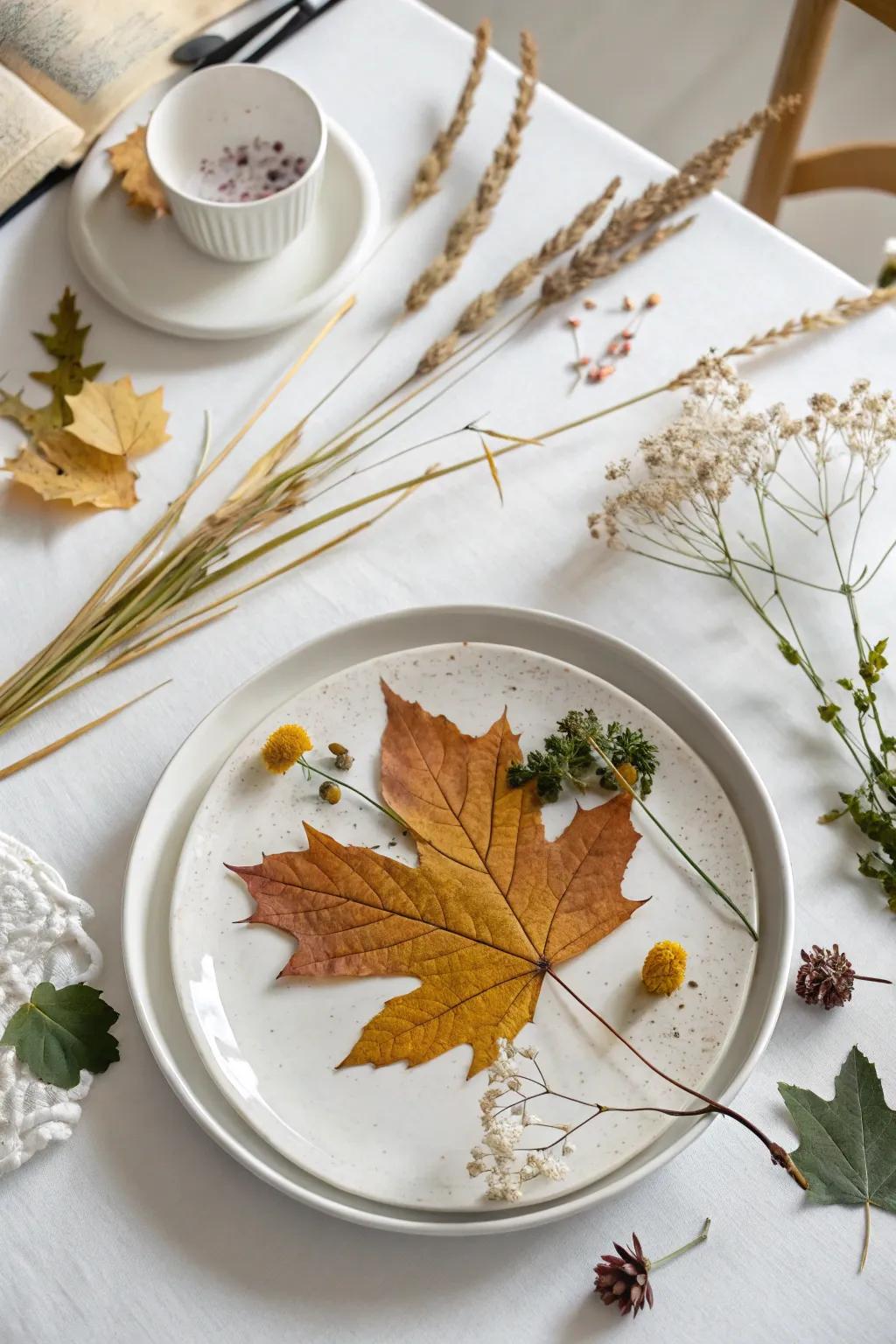 Embrace nature's artistry with a simple, elegant collage that celebrates the beauty of the outdoors.