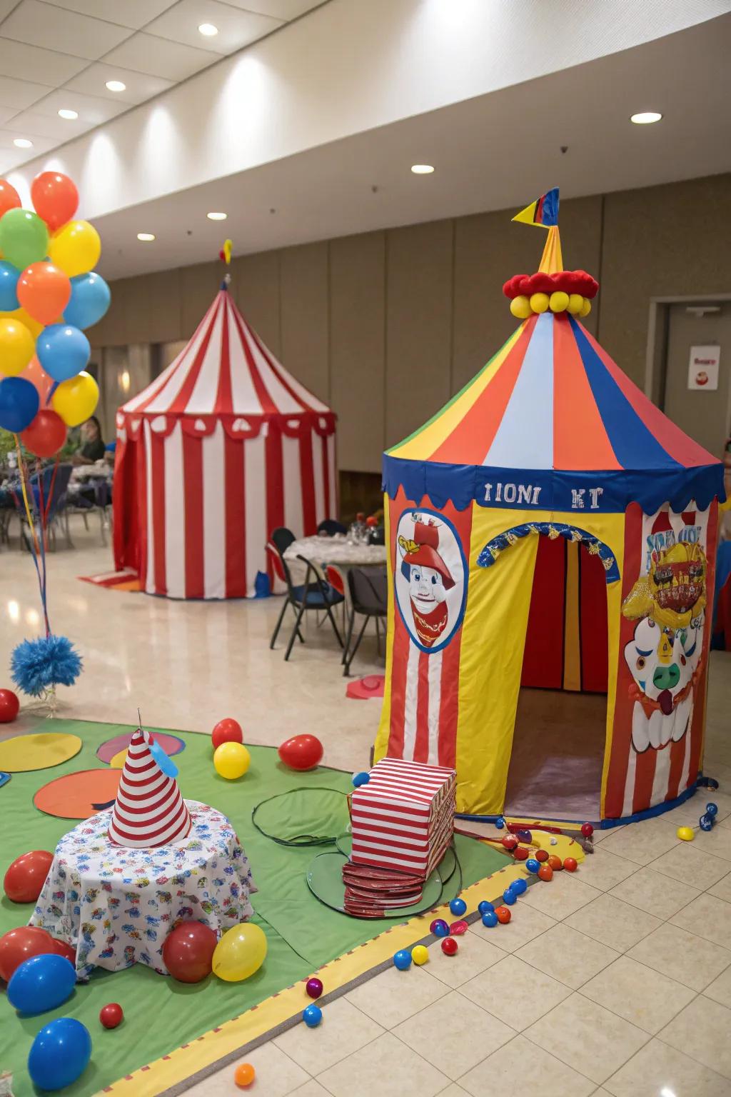 A circus spectacle that's full of laughter and fun.