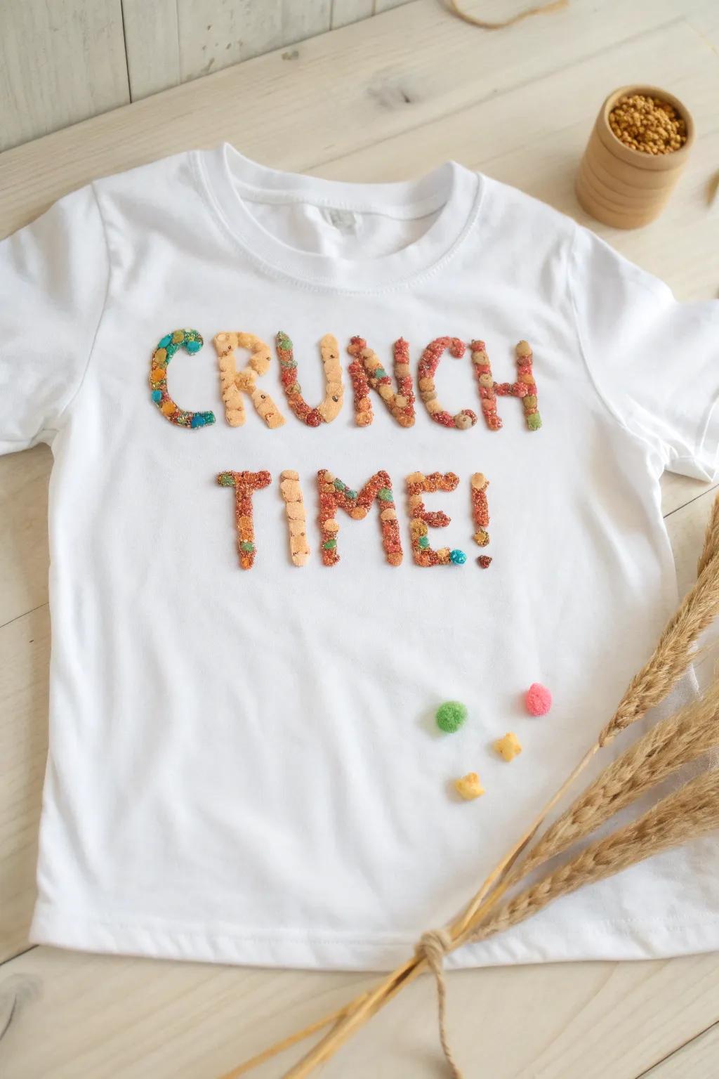 Celebrate in style with a crunchy twist on your 100-days-of-school shirt!