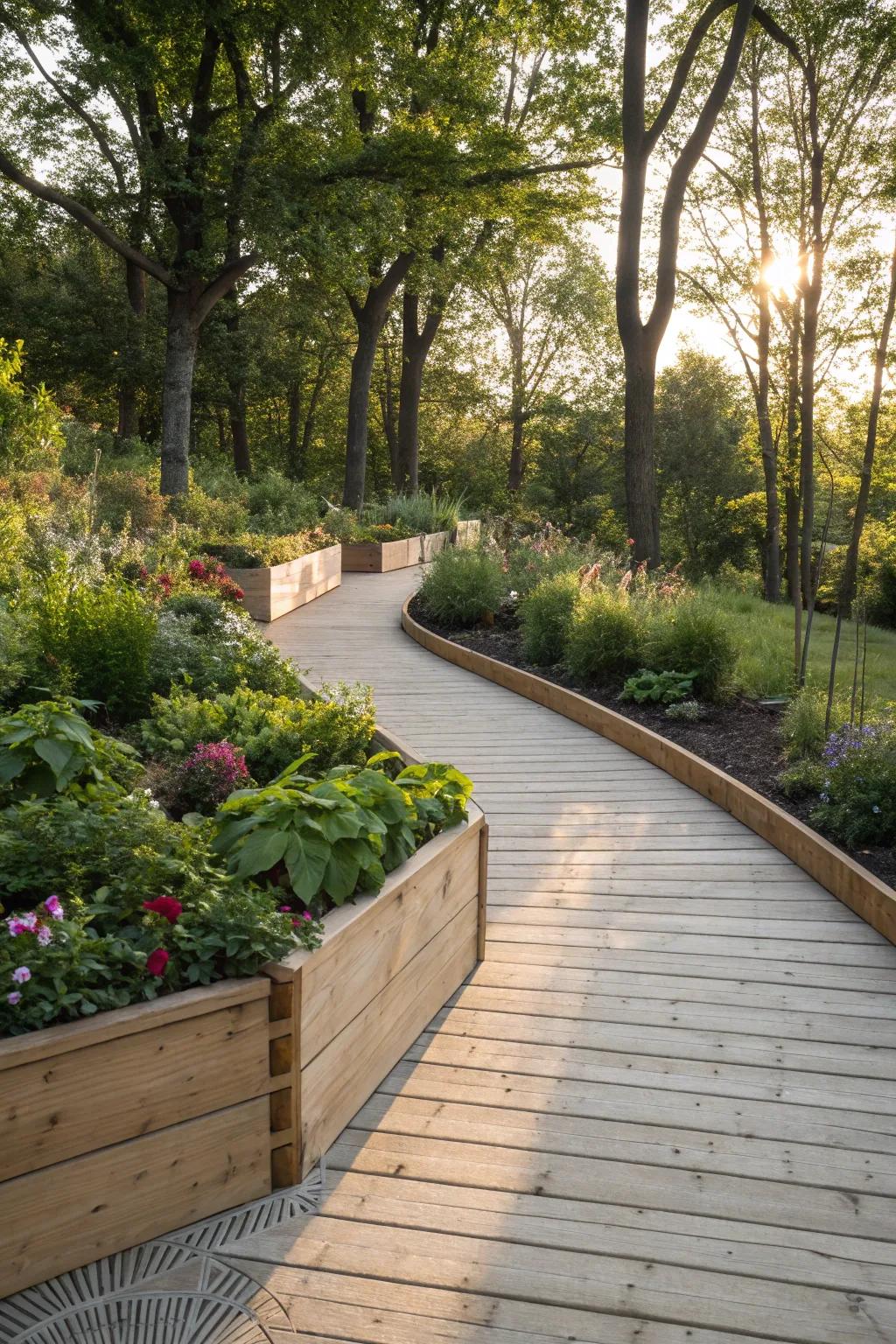 Embrace the art of garden pathways for effortless elegance and easy access.