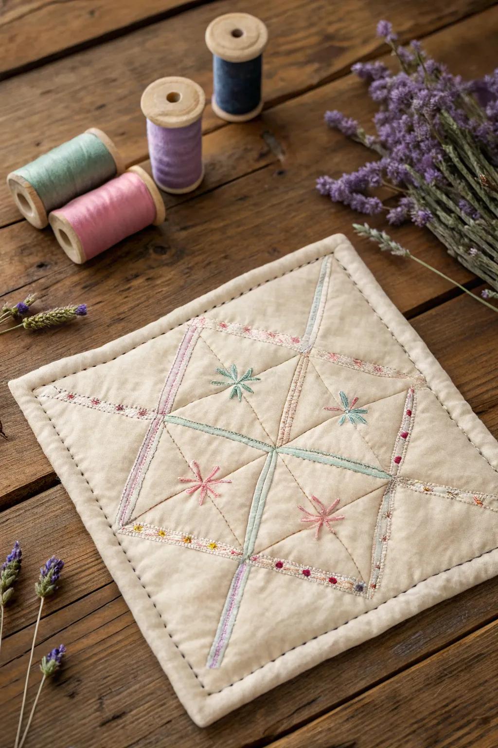 Wrap yourself in cherished memories with a quilt made from heartfelt guest signatures.
