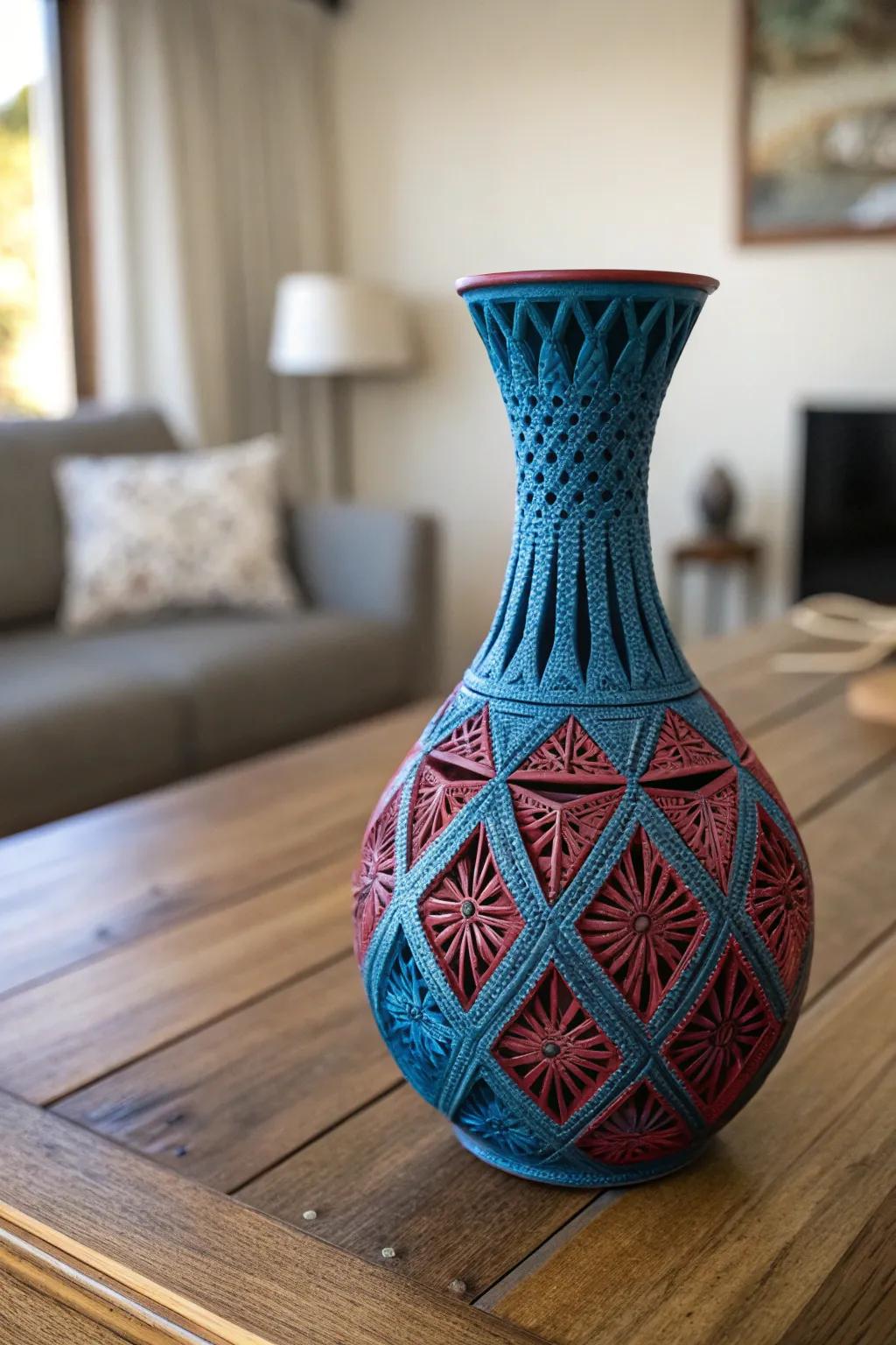 Elevate your space with a custom 3D-printed vase that blends artistry with innovation.