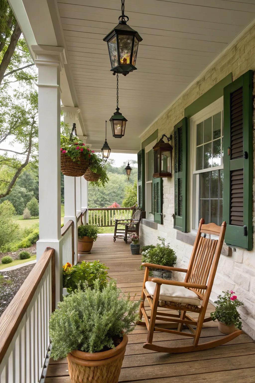 Natural wood accents add warmth and texture.