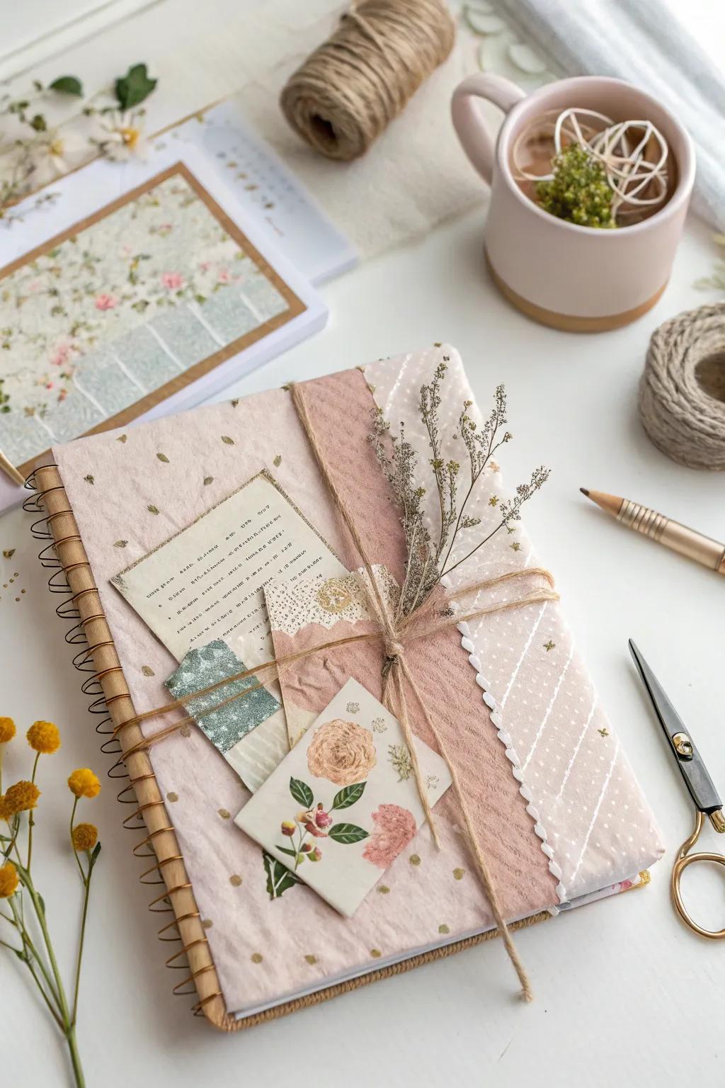 Unleash your creativity with layers of texture and story. Discover the beauty of mixed media scrapbooking.