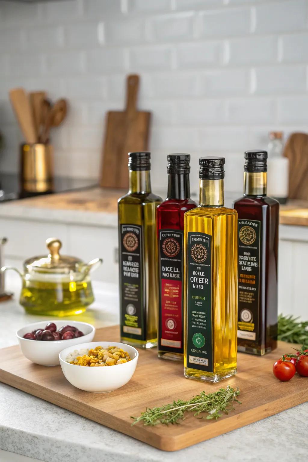 Gourmet cooking oils perfect for culinary adventures.