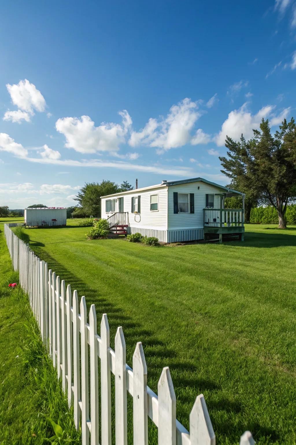 A green lawn adds freshness and a welcoming vibe to your home.