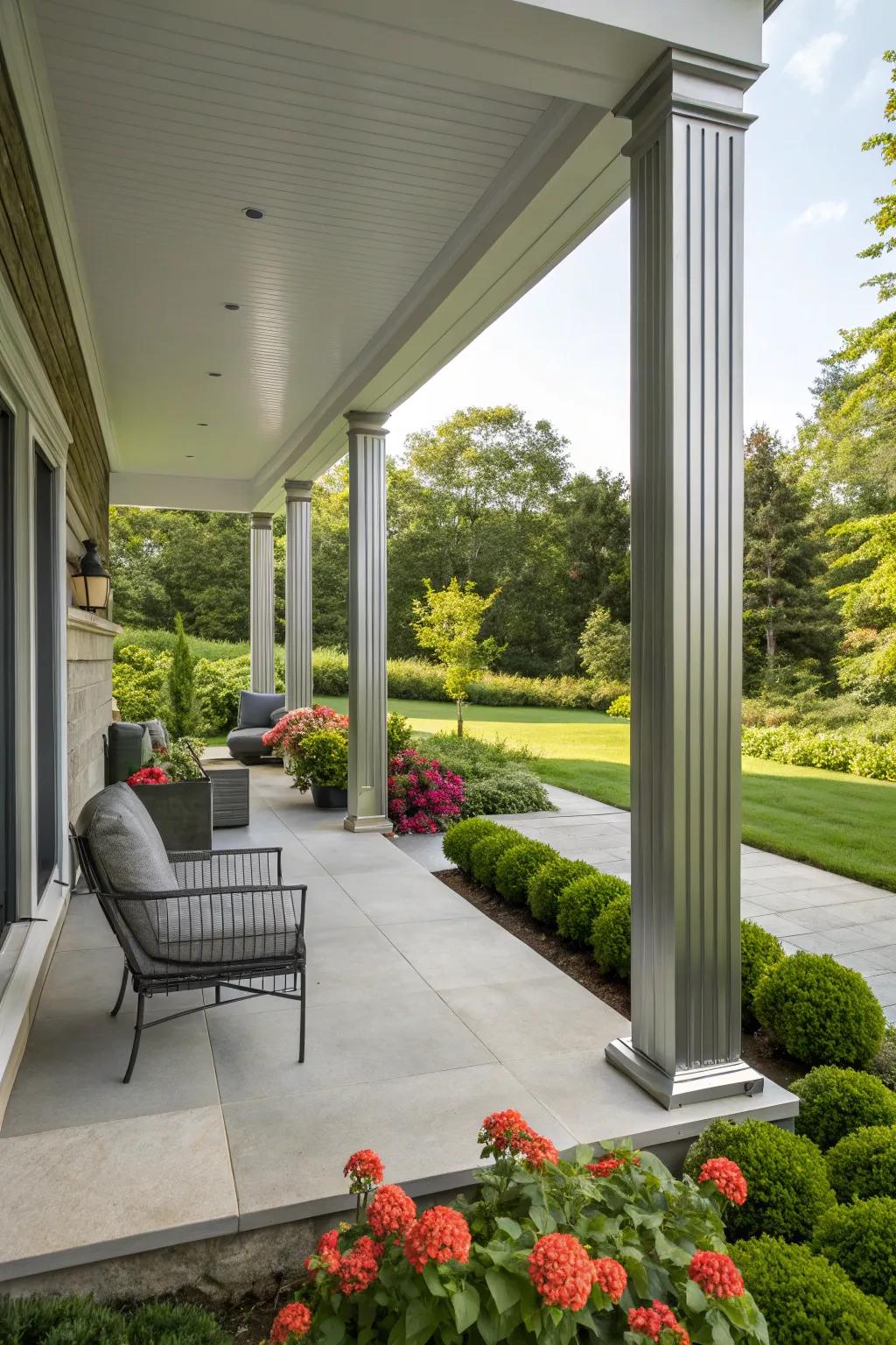 Aluminum wraps offer a sleek and modern finish