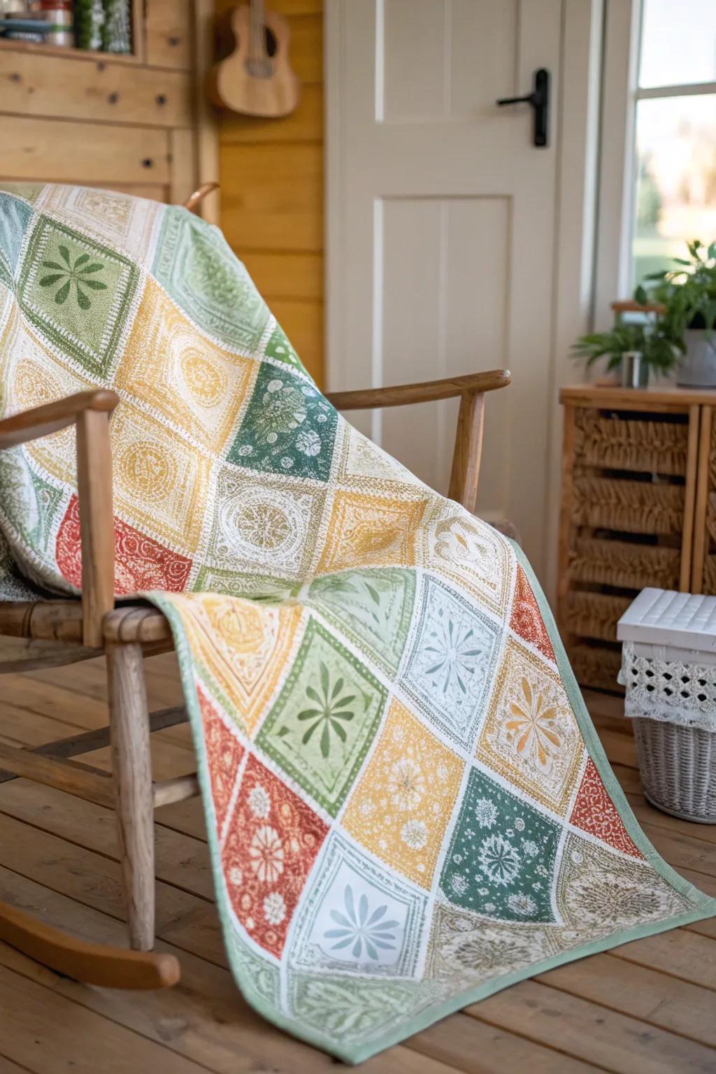Embrace the seasons with a quilt that brings the beauty of nature into your home. #SeasonalSurprises