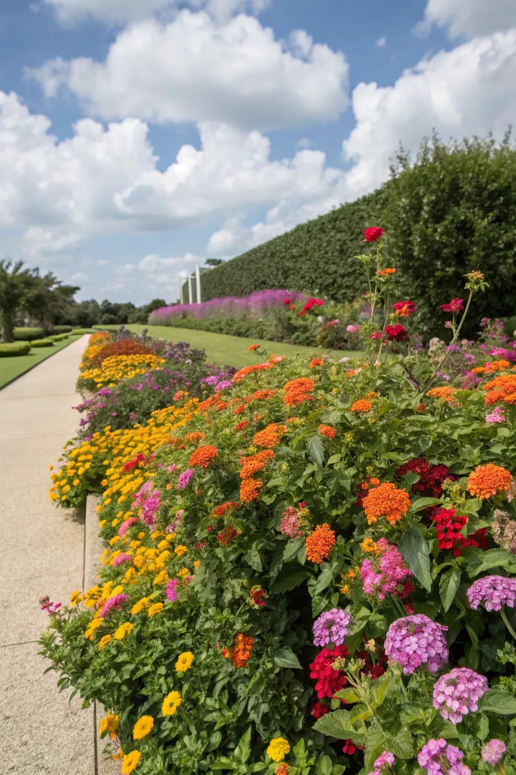 Colorful flowers bring life to any Houston landscape.