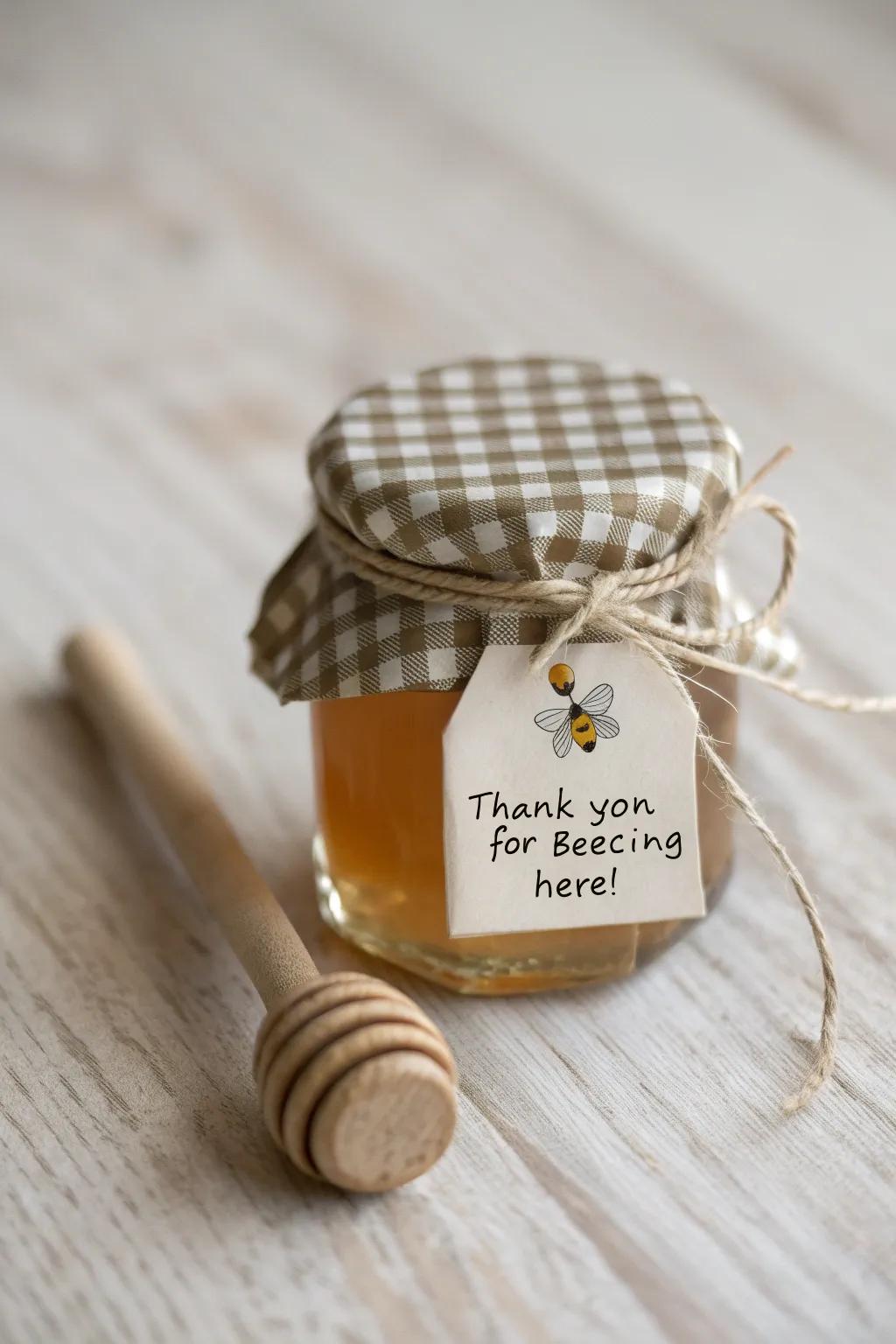 Sweet and Simple: DIY Honey Jar Favors for a Charming Baby Shower!