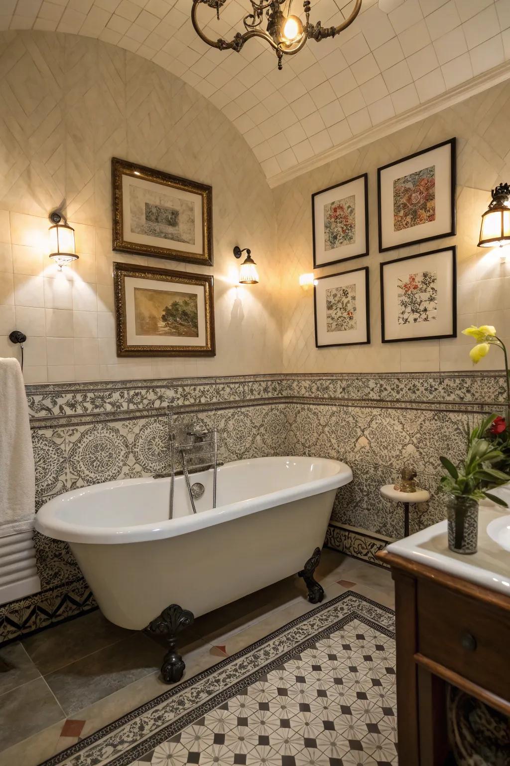 Artistic elements add a personal touch.