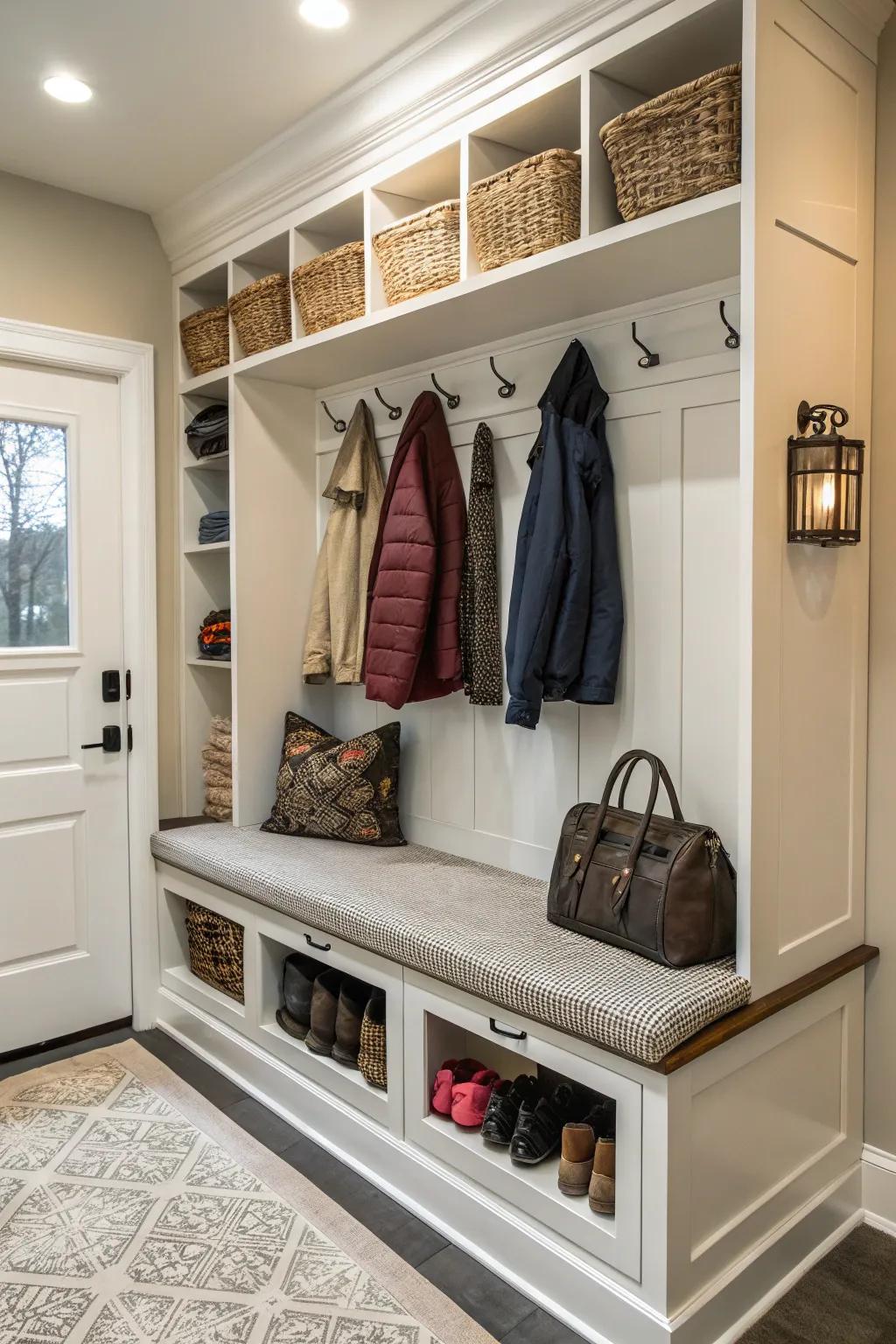 Multipurpose furniture adds function and flair to your closet.
