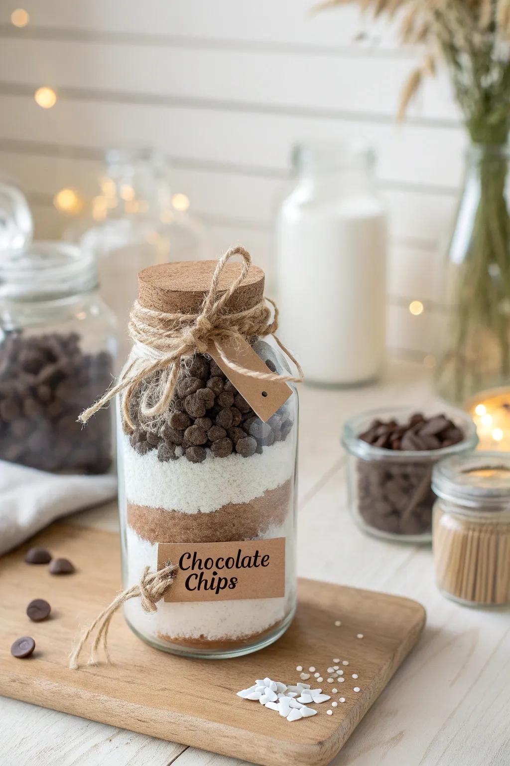 Craft a heartfelt gift with a touch of elegance: a Recipe Jar filled with love and delicious possibilities.