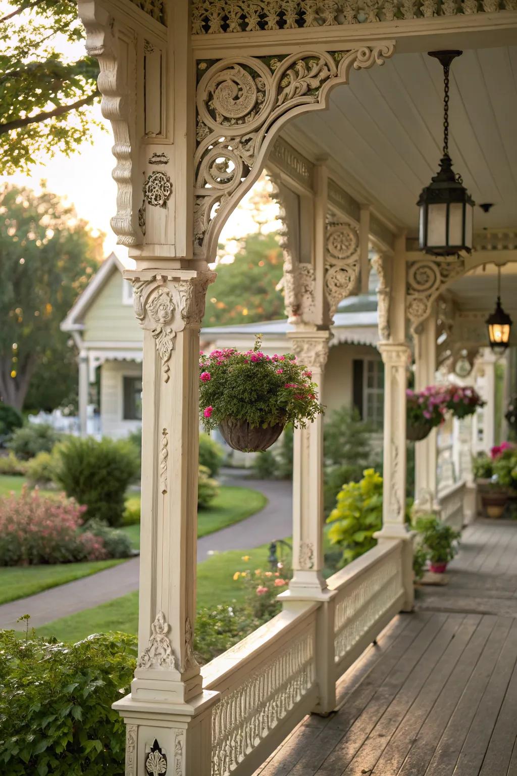 Add vintage charm with corbels.