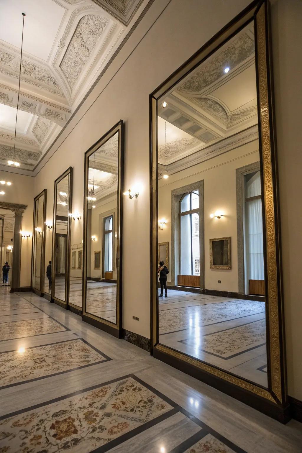 Mirrors that expand and illuminate your space.