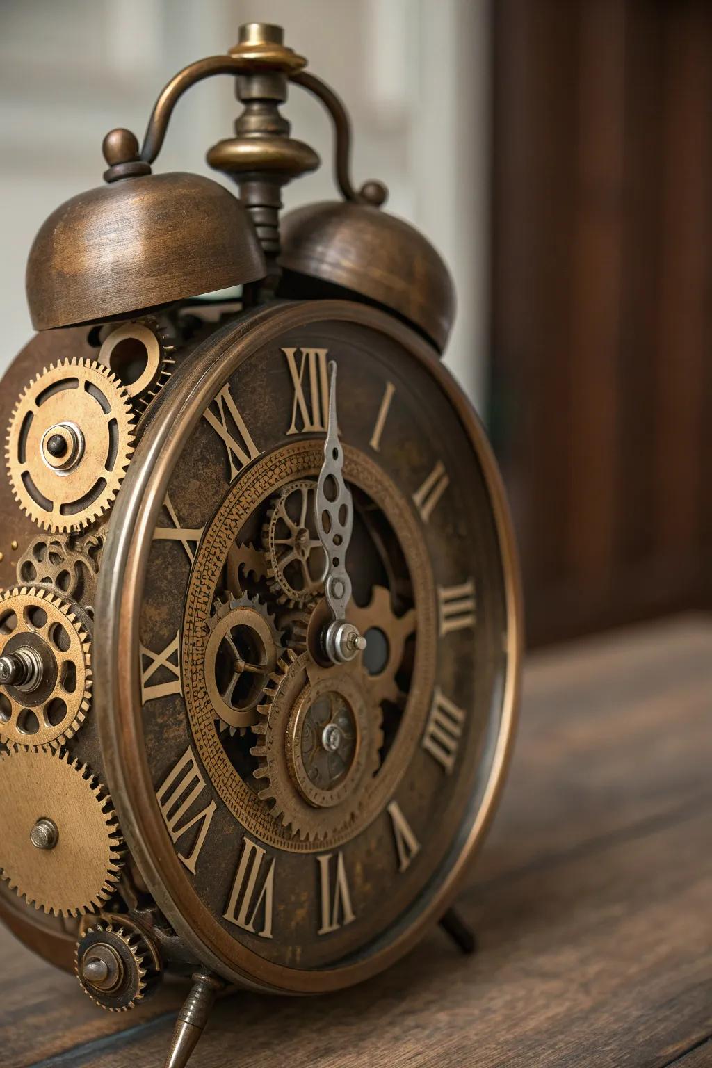 Timeless Craft: Transform your ordinary clock into a steampunk masterpiece.