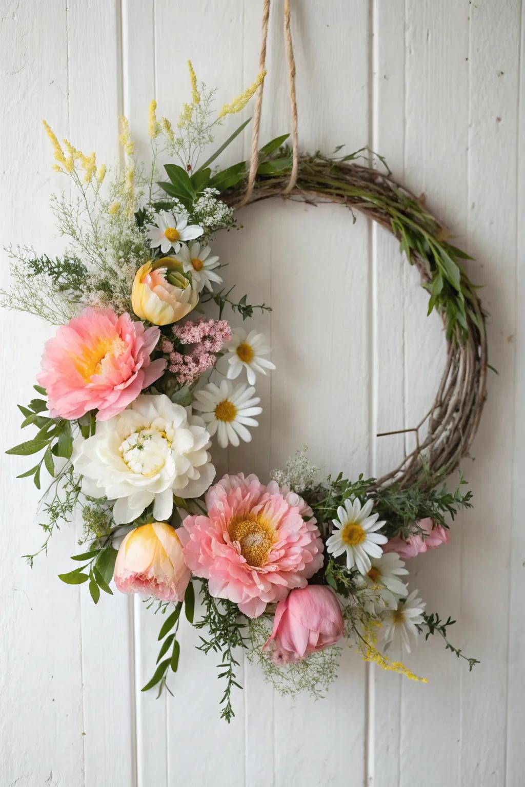 Embrace the season with a burst of floral elegance on your doorstep.