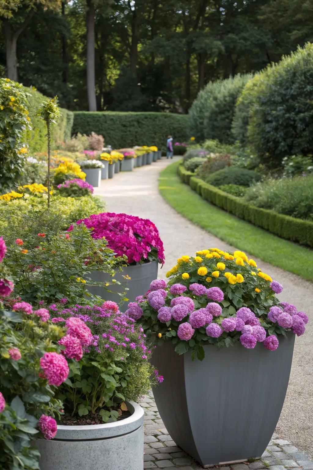 Garden planters to enhance her outdoor oasis.