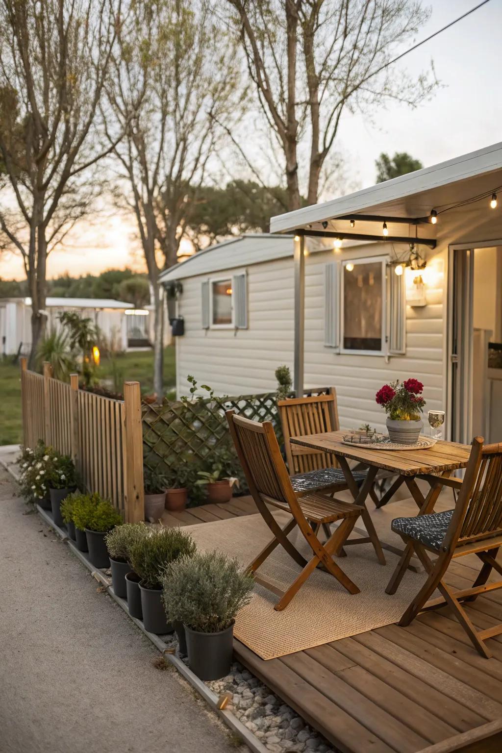 Outdoor seating areas offer a perfect spot for relaxation and socializing.