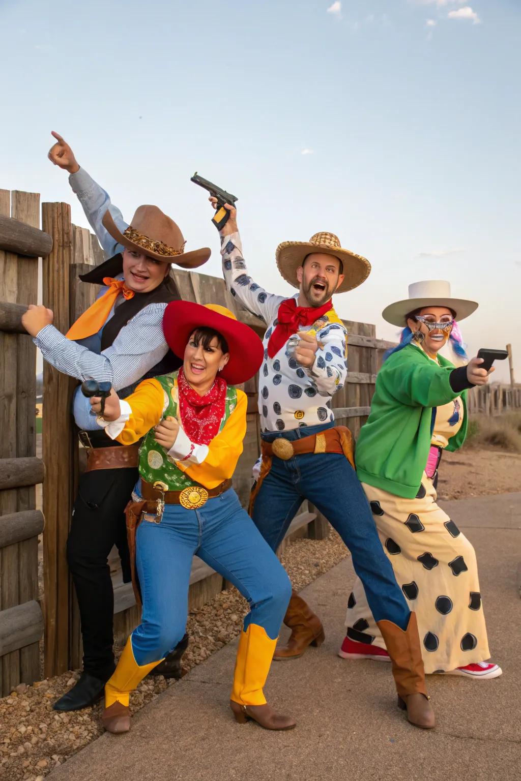 Unleash creativity with a cowboy costume contest.