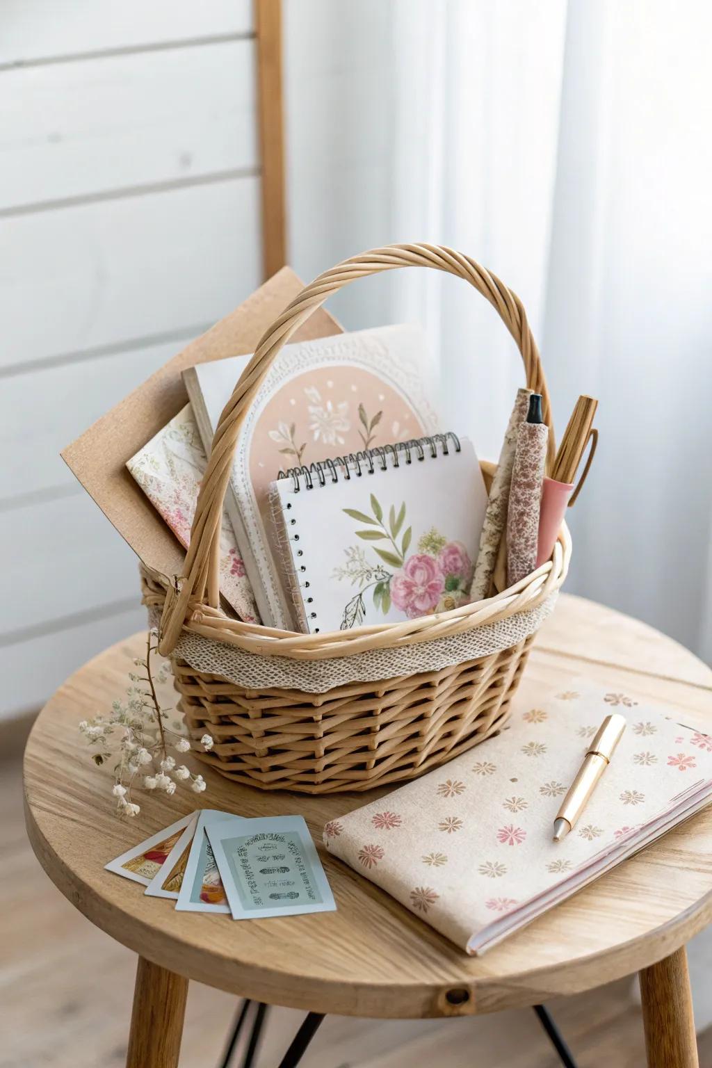 Inspire the bride-to-be with a scrapbook kit that turns wedding memories into artful keepsakes.