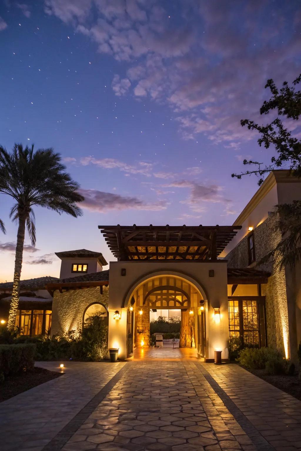 Invisible lighting that complements the structure seamlessly.