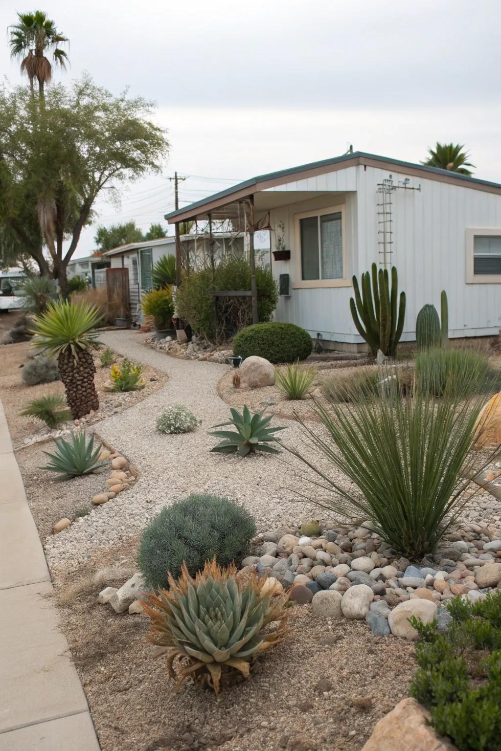 Xeriscaping combines beauty with water conservation for a sustainable garden.