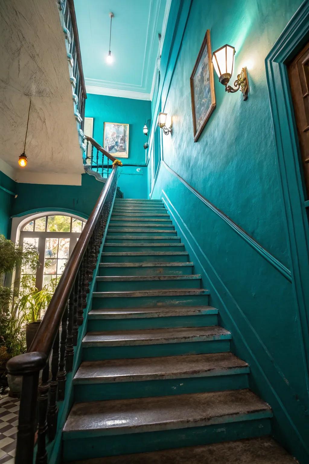 An accent color makes a bold statement.