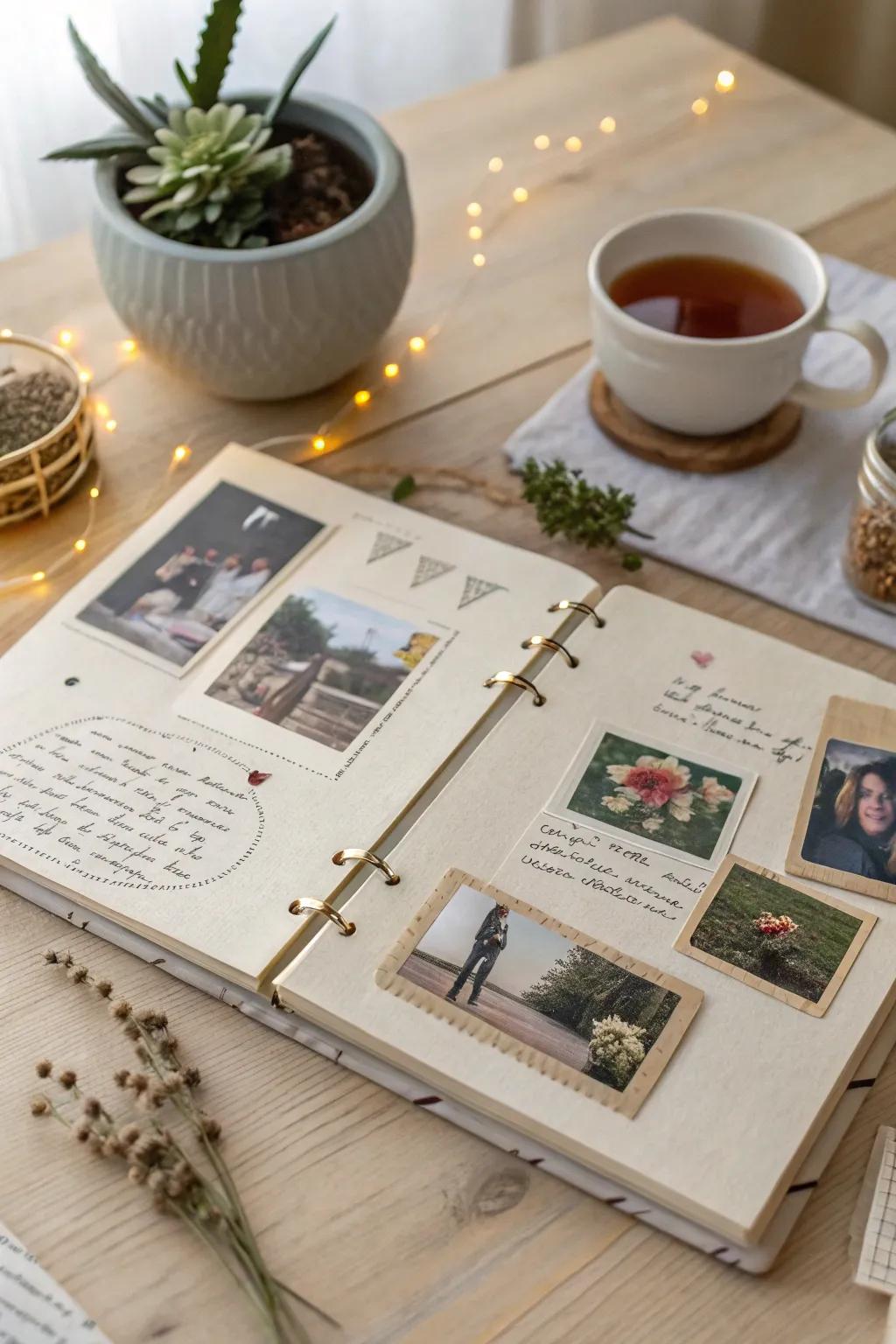 Capture your memories with a touch of Scandinavian elegance and Boho charm. ð¿ #DIYKeepsake #ScrapbookMagic