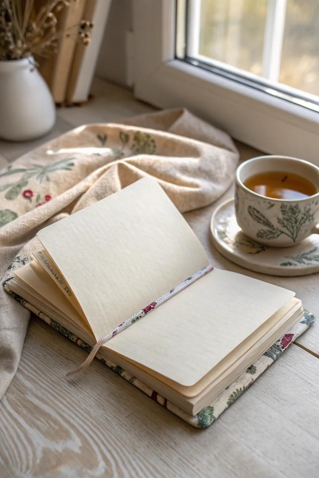 Elevate your desk with a touch of handmade elegance â perfect for capturing your thoughts in style.