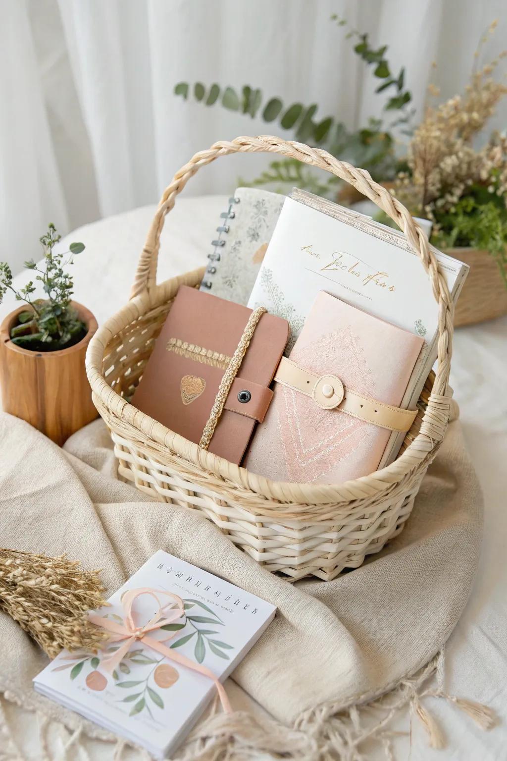 Dreaming of adventure? This travel-inspired gift basket is the perfect send-off for any bride-to-be's honeymoon journey!