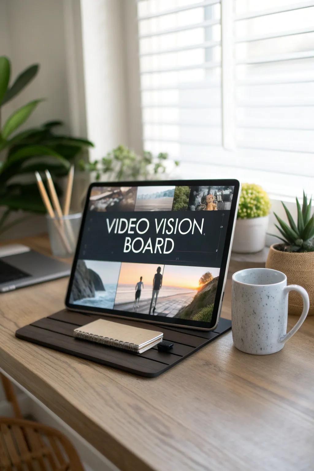 Bring your dreams to life with a dynamic video vision board - where inspiration meets innovation.