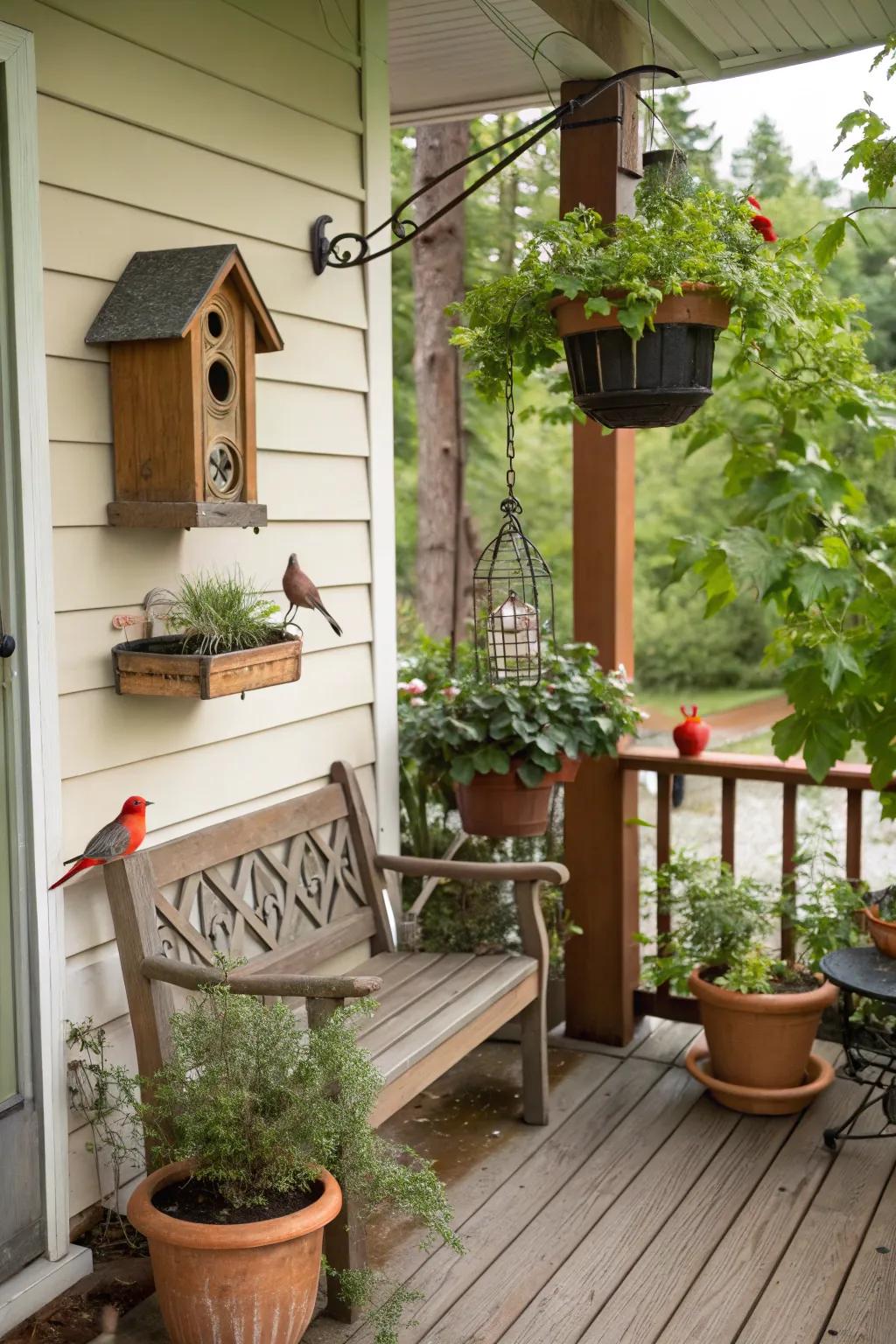 Invite nature in with bird-friendly decor.