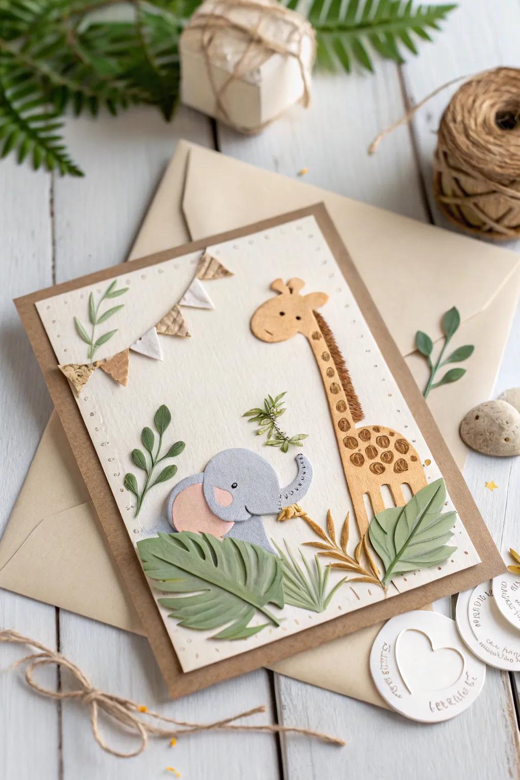 Welcome your little adventurer with handcrafted animal friends.