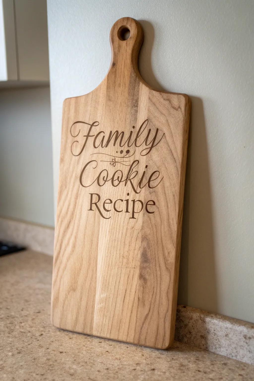 Cherished Memories: Display your family's treasured recipes with minimalist elegance. ðªâ¨ #DIYKeepsake #ScandiBoho