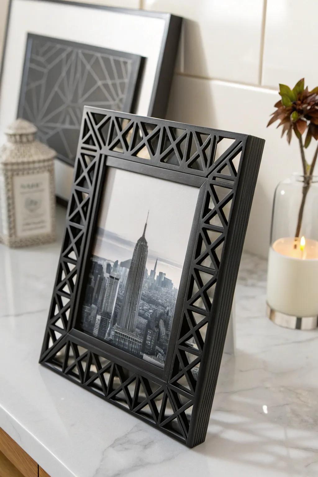 Elevate your space with a custom 3D-printed picture frame, where modern design meets personal expression.