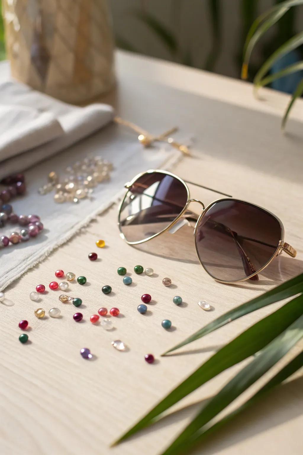 Transform your sunglasses into a masterpiece! ð¨â¨ #CraftWithStyle