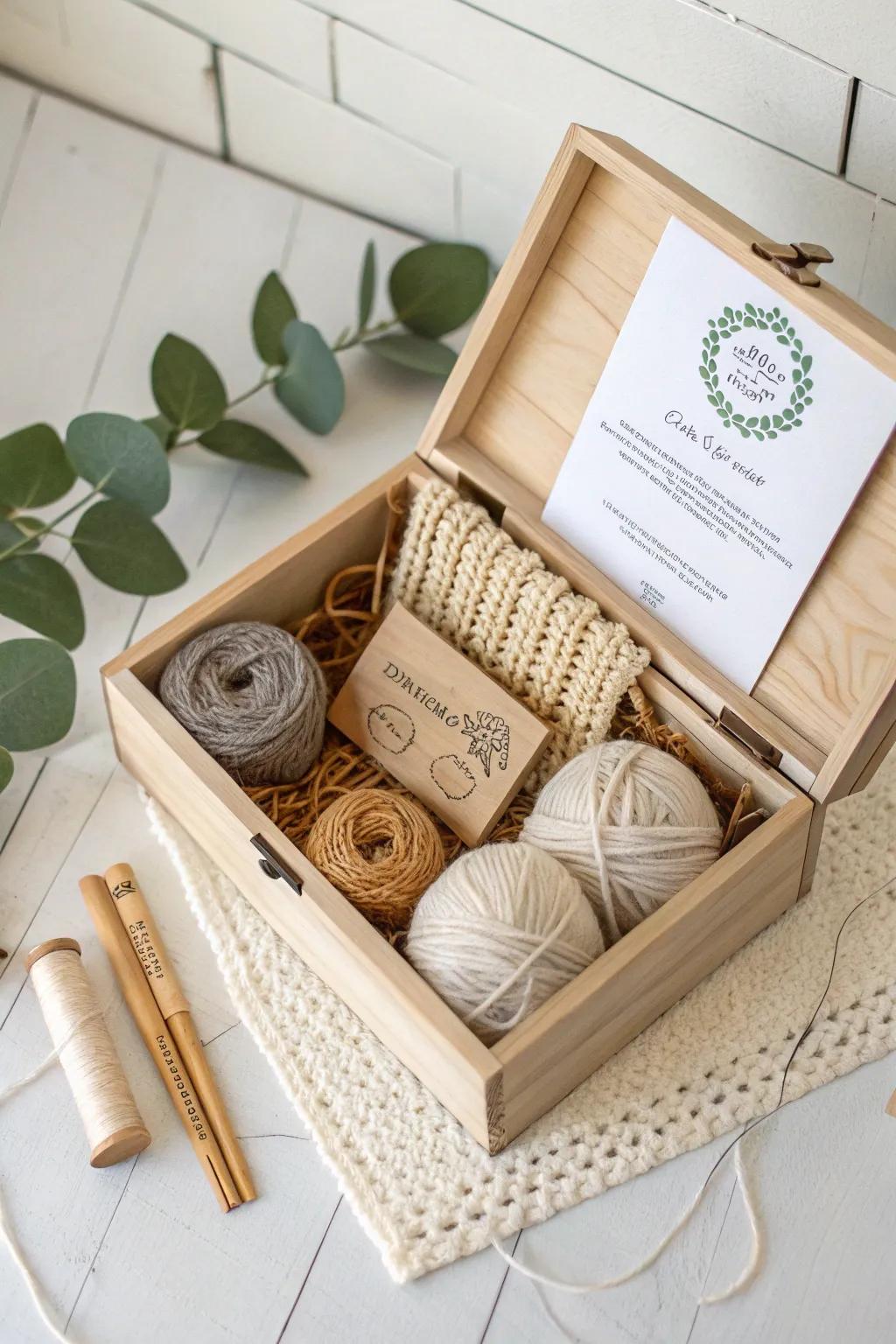 Unwrap creativity with a handmade DIY subscription box, where simplicity meets natural beauty.