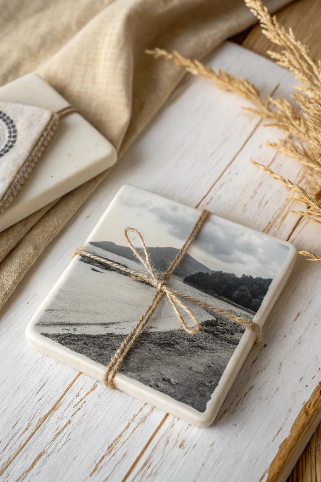 Elevate your coffee table with a touch of personalized elegance.