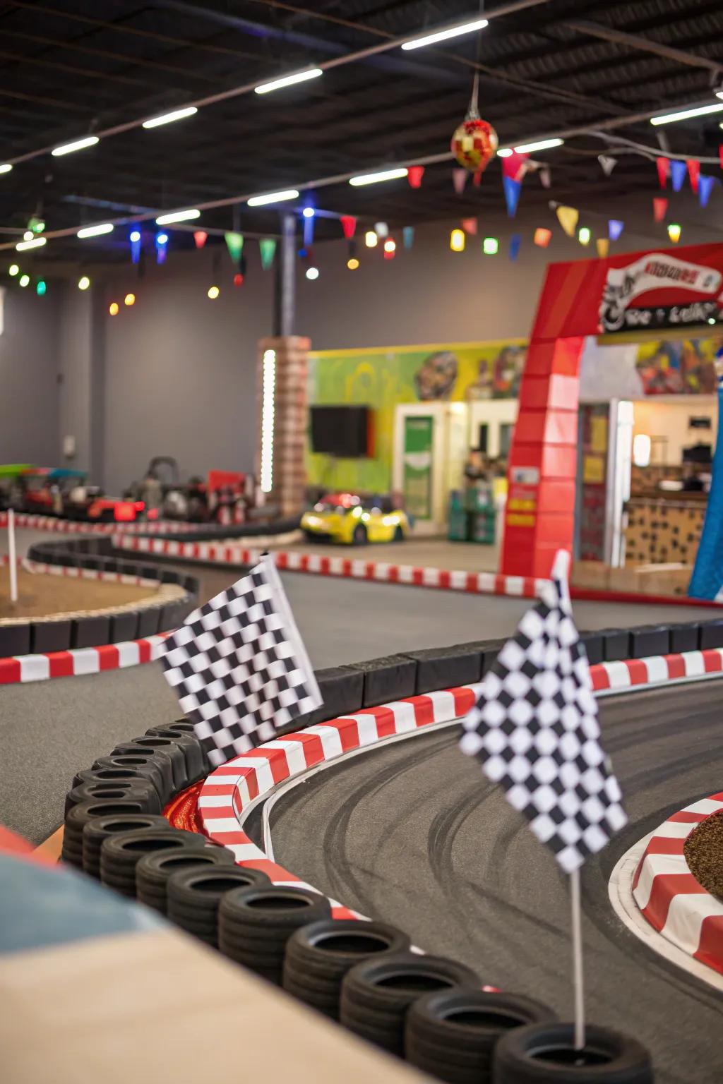 A race car rally setup that accelerates the fun.