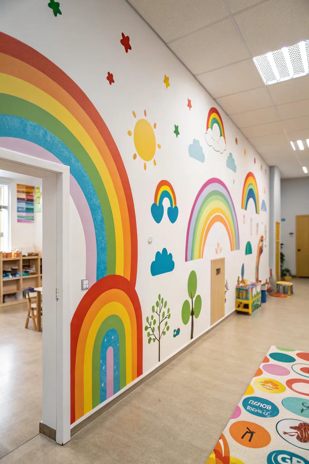 Rainbow decals offer a quick and vibrant update.